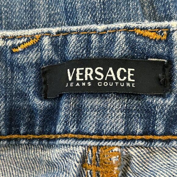 VERSACE JEANS COUTURE crystal embellished jeans 30 - Picture 9 of 16